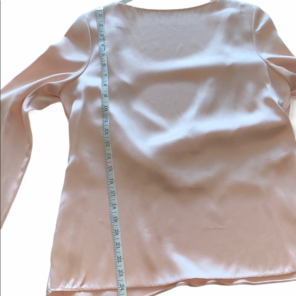 Jason Wu Blush crepe back satin long sleeve SZ M - Picture 11 of 11
